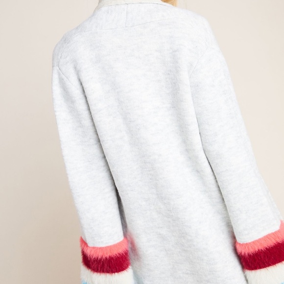 Anthropologie Flore Colorblocked Cardigan size medium, NWT - Picture 2 of 7